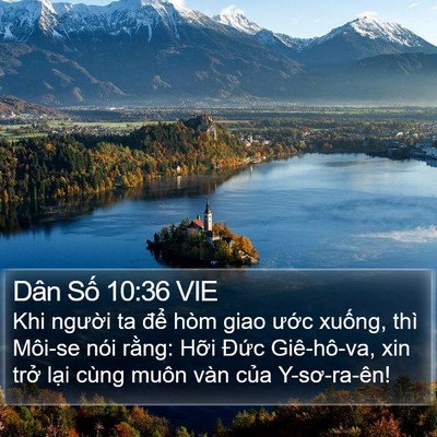 Dân Số 10:36 VIE Bible Verse Image