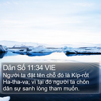 Dân Số 11:34 VIE Bible Verse Image