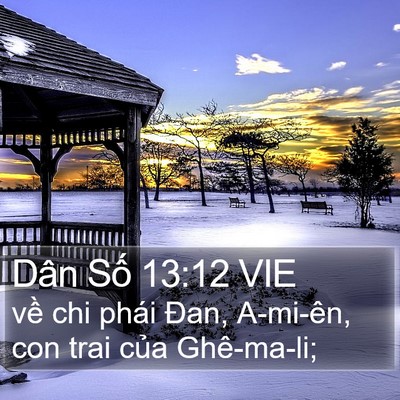 Dân Số 13:12 VIE Bible Verse Image