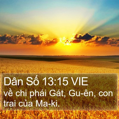 Dân Số 13:15 VIE Bible Verse Image