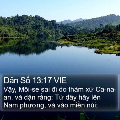 Dân Số 13:17 VIE Bible Verse Image
