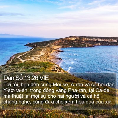 Dân Số 13:26 VIE Bible Verse Image