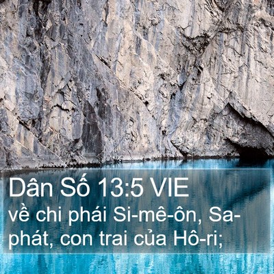 Dân Số 13:5 VIE Bible Verse Image