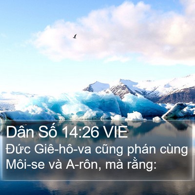 Dân Số 14:26 VIE Bible Verse Image