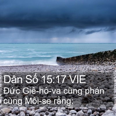 Dân Số 15:17 VIE Bible Verse Image