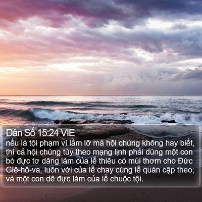Dân Số 15:24 VIE Bible Verse Image