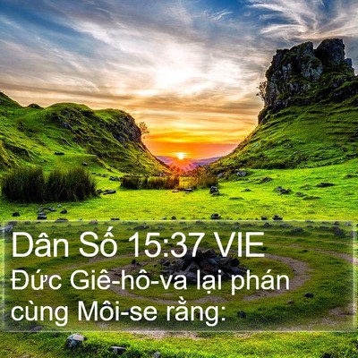 Dân Số 15:37 VIE Bible Verse Image