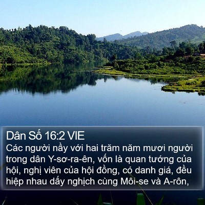 Dân Số 16:2 VIE Bible Verse Image