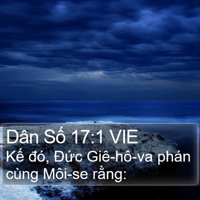 Dân Số 17:1 VIE Bible Verse Image