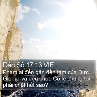 Dân Số 17:13 VIE Bible Verse Image