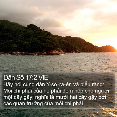 Dân Số 17:2 VIE Bible Verse Image