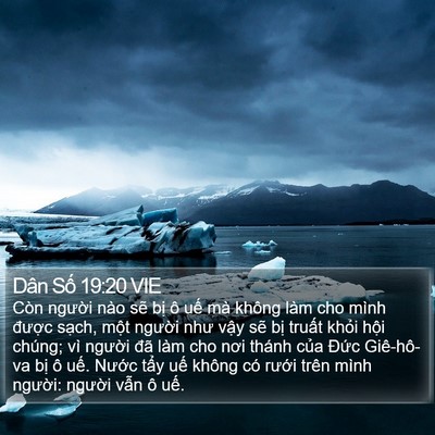 Dân Số 19:20 VIE Bible Verse Image