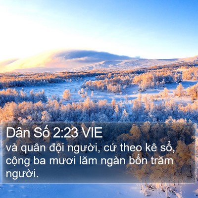 Dân Số 2:23 VIE Bible Verse Image