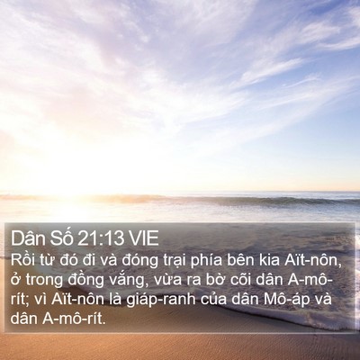 Dân Số 21:13 VIE Bible Verse Image