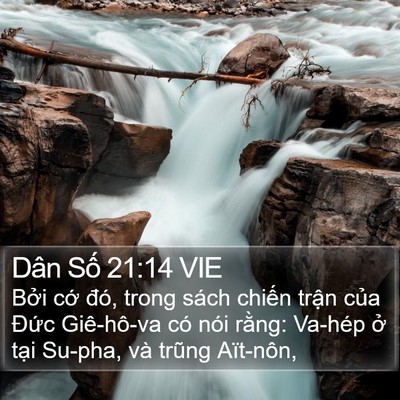Dân Số 21:14 VIE Bible Verse Image