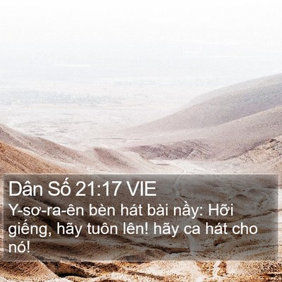 Dân Số 21:17 VIE Bible Verse Image