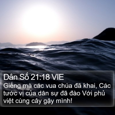 Dân Số 21:18 VIE Bible Verse Image