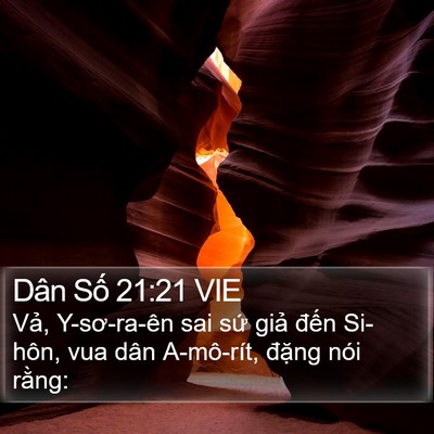 Dân Số 21:21 VIE Bible Verse Image