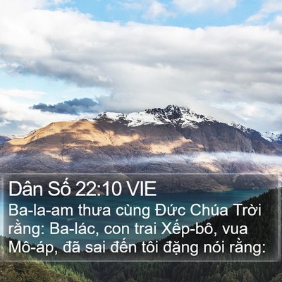 Dân Số 22:10 VIE Bible Verse Image