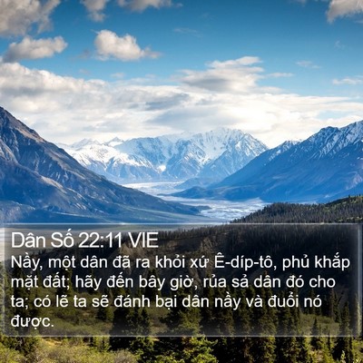 Dân Số 22:11 VIE Bible Verse Image