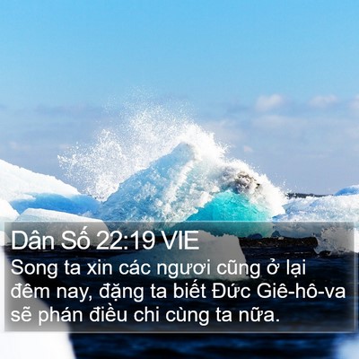 Dân Số 22:19 VIE Bible Verse Image