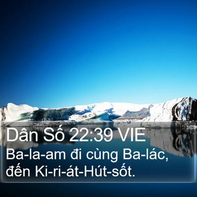 Dân Số 22:39 VIE Bible Verse Image