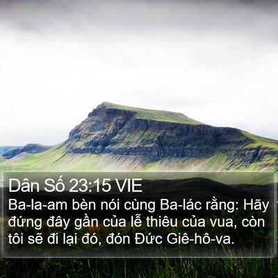 Dân Số 23:15 VIE Bible Verse Image