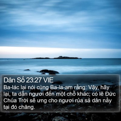 Dân Số 23:27 VIE Bible Verse Image