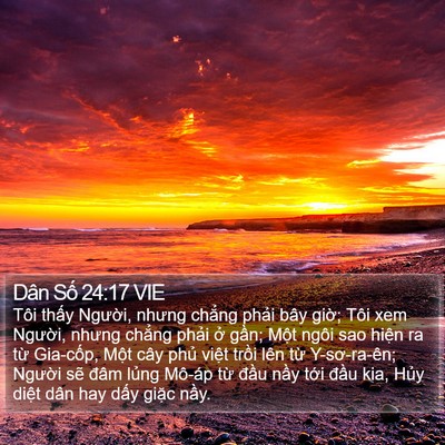 Dân Số 24:17 VIE Bible Verse Image