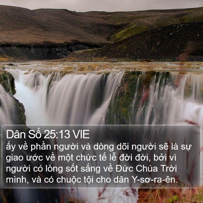 Dân Số 25:13 VIE Bible Verse Image