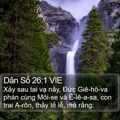 Dân Số 26:1 VIE Bible Verse Image