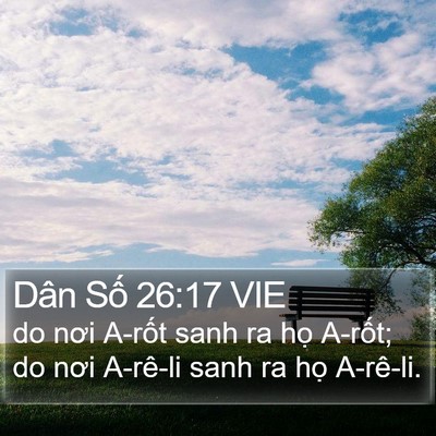 Dân Số 26:17 VIE Bible Verse Image