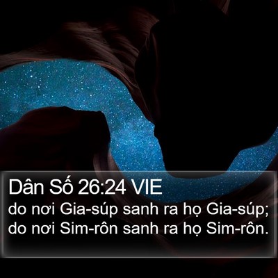 Dân Số 26:24 VIE Bible Verse Image
