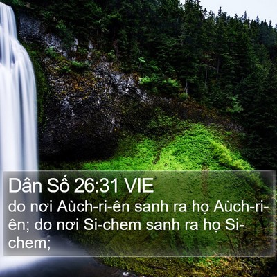 Dân Số 26:31 VIE Bible Verse Image
