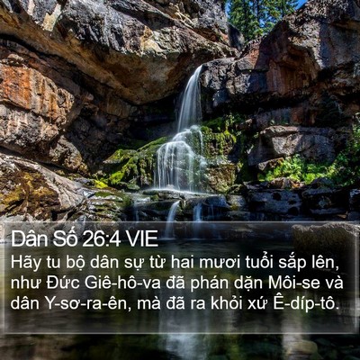 Dân Số 26:4 VIE Bible Verse Image