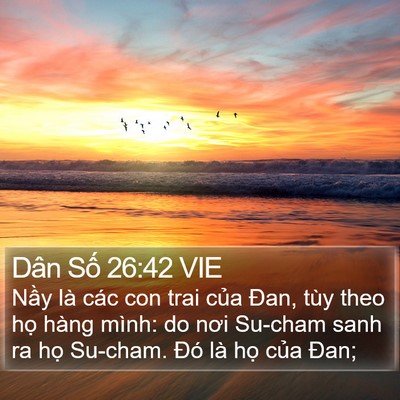 Dân Số 26:42 VIE Bible Verse Image