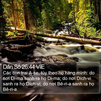 Dân Số 26:44 VIE Bible Verse Image