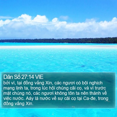 Dân Số 27:14 VIE Bible Verse Image