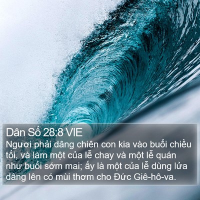 Dân Số 28:8 VIE Bible Verse Image