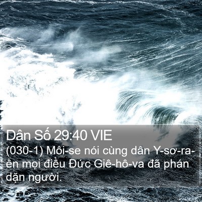 Dân Số 29:40 VIE Bible Verse Image