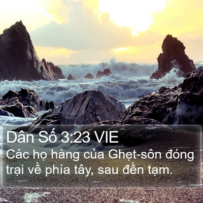 Dân Số 3:23 VIE Bible Verse Image