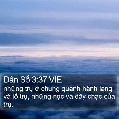 Dân Số 3:37 VIE Bible Verse Image