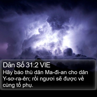 Dân Số 31:2 VIE Bible Verse Image