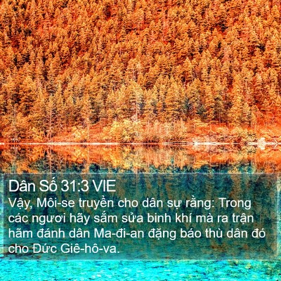 Dân Số 31:3 VIE Bible Verse Image