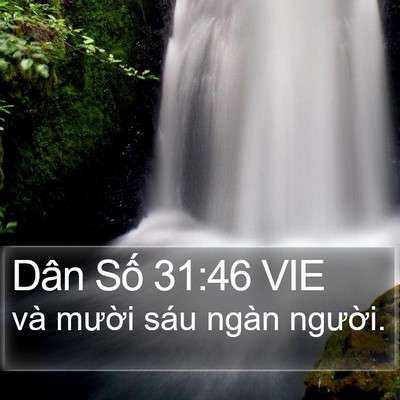 Dân Số 31:46 VIE Bible Verse Image