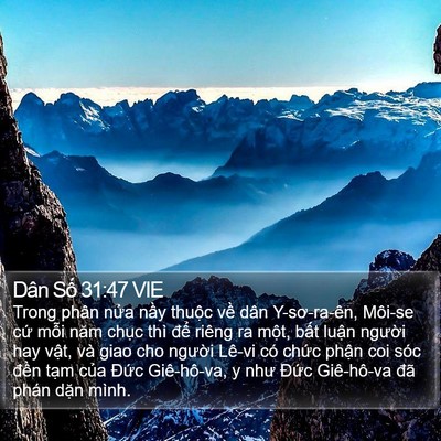 Dân Số 31:47 VIE Bible Verse Image
