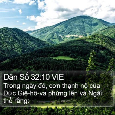 Dân Số 32:10 VIE Bible Verse Image