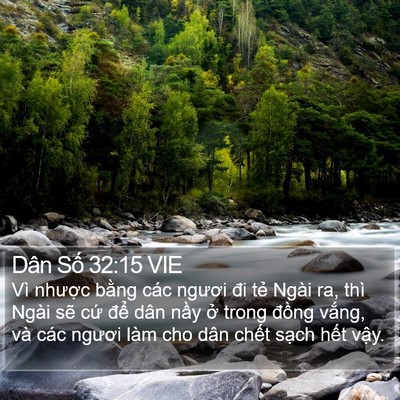 Dân Số 32:15 VIE Bible Verse Image