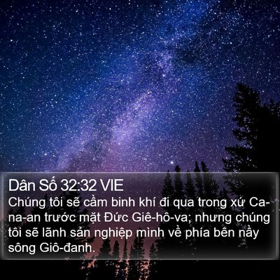 Dân Số 32:32 VIE Bible Verse Image