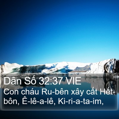 Dân Số 32:37 VIE Bible Verse Image